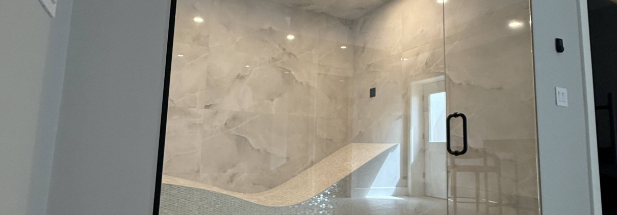 custom shower door Milton ma