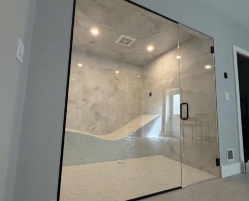 custom shower door Milton ma